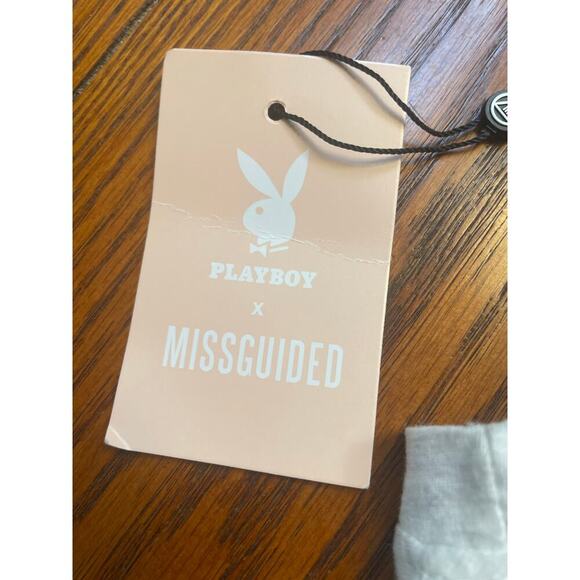 Playboy x Missguided Chicago Long Sleeve T-Shirt – Athletic Dept Graphic Tee - Picture 7 of 8
